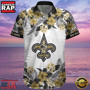 NFL New Orleans Saints Bourbon Street Hawaiian Shirt