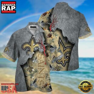 NFL New Orleans Saints Football Team Summer God Hawaii Shirt