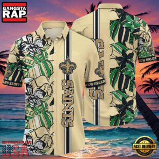 NFL New Orleans Saints Hawaiian Shirt Cheap Flower