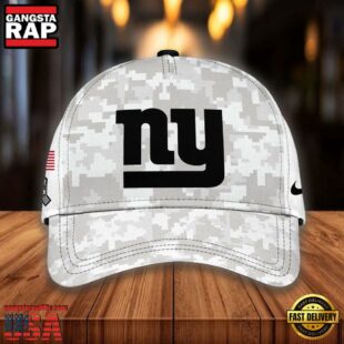 NFL New York Giants Camo 2024 Salute to Service Baseball Cap