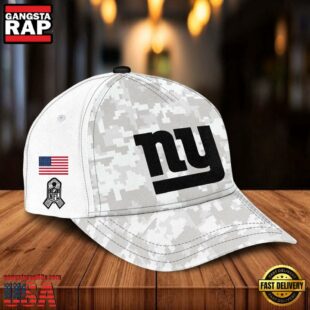 NFL New York Giants Camo 2024 Salute to Service Baseball Cap