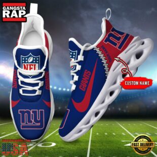 NFL New York Giants Football Team Design Max Soul Shoes, Football New Sneaker Shoes