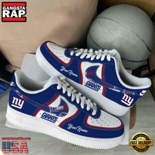 NFL New York Giants Logo Team Limited Edition New Design Custom Air Force 1 Shoes