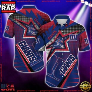 NFL New York Giants Special Football Team Star Hawaiian Shirts