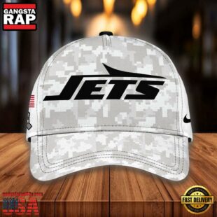 NFL New York Jets Camo 2024 Salute to Service Baseball Cap