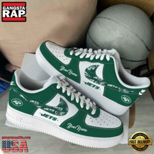 NFL New York Jets Logo Team Limited Edition New Design Custom Air Force 1 Shoes