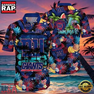 NFL Ny Giants Hawaiian Shirt Mens Love Summer Aloha Shirt