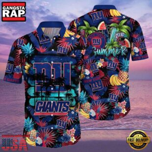 NFL Ny Giants Hawaiian Shirt Mens Love Summer Aloha Shirt