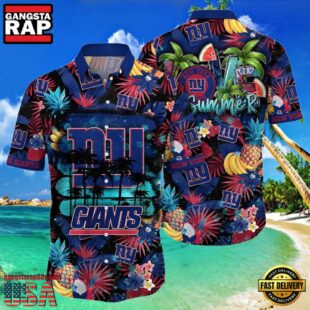 NFL Ny Giants Hawaiian Shirt Mens Love Summer Aloha Shirt