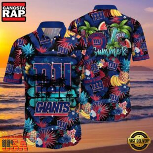 NFL Ny Giants Hawaiian Shirt Mens Love Summer Aloha Shirt