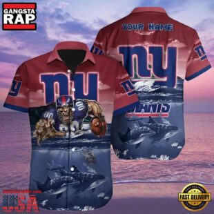 NFL Ny Giants Hawaiian Shirt Personalized