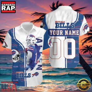 NFL Personalized Josh Allen Bills Hawaiian Shirt