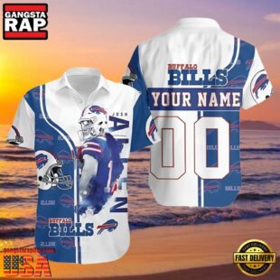 NFL Personalized Josh Allen Bills Hawaiian Shirt