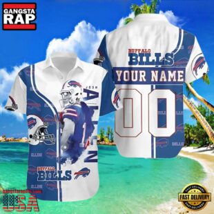 NFL Personalized Josh Allen Bills Hawaiian Shirt