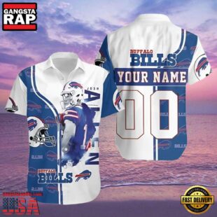 NFL Personalized Josh Allen Bills Hawaiian Shirt