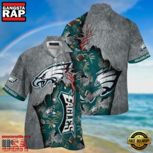 NFL Philadelphia Eagles Football Team Summer God Hawaii Shirt