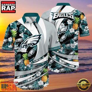 NFL Philadelphia Eagles Hawaiian Shirt Tropical Style