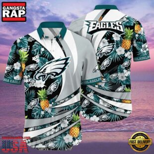 NFL Philadelphia Eagles Hawaiian Shirt Tropical Style