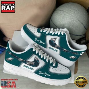 NFL Philadelphia Eagles Logo Team Limited Edition New Design Custom Air Force 1 Shoes