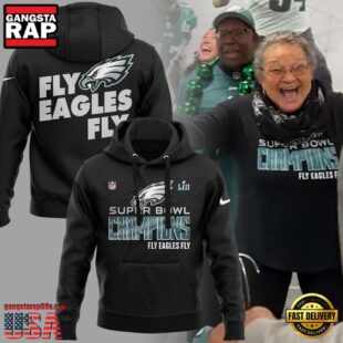 NFL Philadelphia Eagles Super Bowl Champions Fly Eagles Fly Hoodie