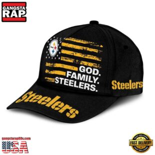 NFL Pittsburgh Steelers American Flag Classic Cap