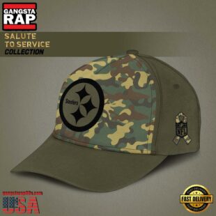 NFL Pittsburgh Steelers Arctic Camo 2024 Salute to Service Baseball Cap