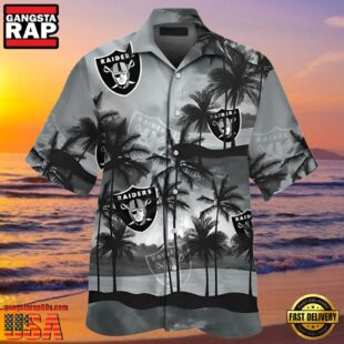 NFL Raiders Hawaiian Shirt Men