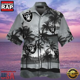 NFL Raiders Hawaiian Shirt Men