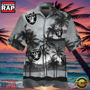 NFL Raiders Hawaiian Shirt Men