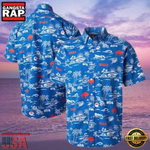 NFL Reyn Spooner Royal Mens Buffalo Bills Hawaiian Shirt