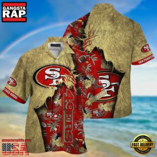 NFL San Francisco 49ers Football Team Summer God Hawaii Shirt