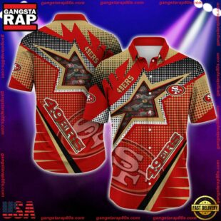 NFL San Francisco 49ers Special Football Team Star Hawaiian Shirts