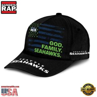 NFL Seattle Seahawks American Flag Classic Cap