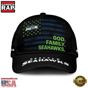 NFL Seattle Seahawks American Flag Classic Cap