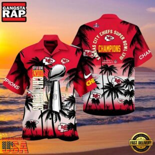 NFL Super Bowl Champions Kansas City Chiefs Hawaiian Shirt