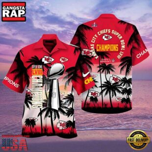 NFL Super Bowl Champions Kansas City Chiefs Hawaiian Shirt