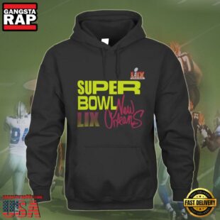 NFL Super Bowl LIX New Orleans 2025 3D Hoodie