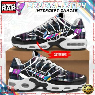 NFL Tampa Bay Buccaneers Crucial Catch Intercept Cancer Air Max Plus Shoes Sneaker