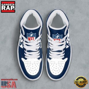 NFL Tennessee Titans Grunge Style Custom Air Jordan 1 Shoes