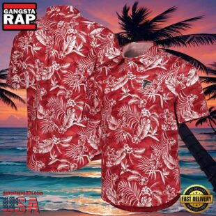 NFL Tommy Bahama Atlanta Falcons Hawaiian Shirts For Men Red