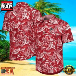 NFL Tommy Bahama Atlanta Falcons Hawaiian Shirts For Men Red