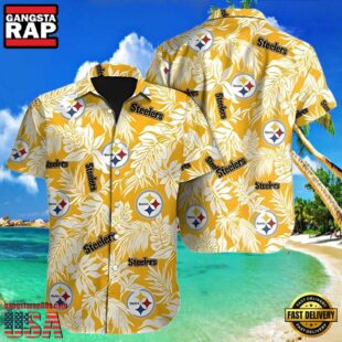 NFL Tropical Leafs Pittsburgh Steelers Hawaiian Shirt