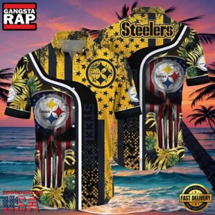 NFL Vintage Pittsburgh Steelers Hawaiian Shirt