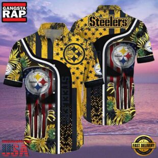 NFL Vintage Pittsburgh Steelers Hawaiian Shirt