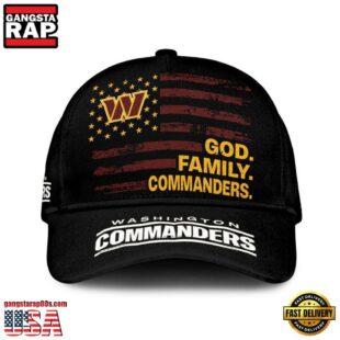 NFL Washington Commanders American Flag Classic Cap