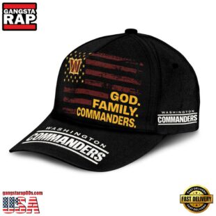 NFL Washington Commanders American Flag Classic Cap