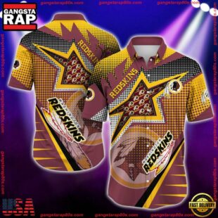 NFL Washington Redskins Special Football Team Star Hawaiian Shirts