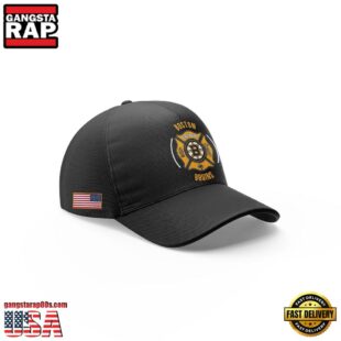 NHL Boston Bruins Hockey Firefighter Appreciation Night Baseball Cap