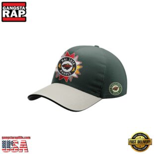 NHL Minnesota Wild 2024 Native American Heritage Month Baseball Cap