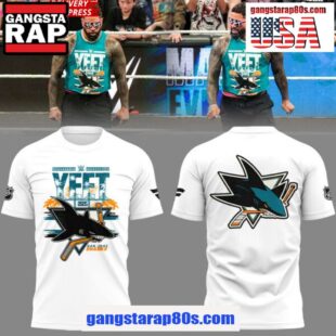 NHL San Jose Sharks YEET Limited Edition Unisex T Shirt White Color